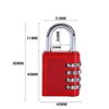 HRLORK Combination Padlock 2 Packs School Locker Lock Outdoor Weatherproof