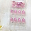 Oval Press on Nails Short Almond Fake Nails Medium Length