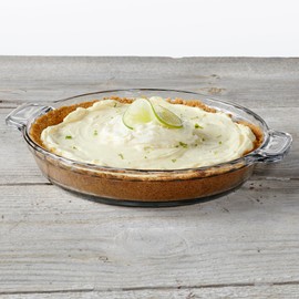 Anchor Hocking Oven Basics 9.5-Inch Deep Pie Plate, Clear, 1 Piece