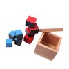 Adena Montessori Binomial Cube Montessori Sensorial Educational Toys for Kids