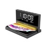 Explore Scientific BCC2002 Wireless Charging Desk Clock Bedside Clock 15W