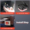Wireless Trailer Lights for Towing, Rechargeable LED Tail Light Kit