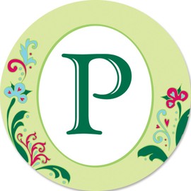 Premier 22126 Monogram Triple Spinner, Letter P