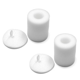 MaximalPower VF Shark NV500(2) Foam Vacuum Filter, White, Foam & Felt Filter Kit (2 Sets)