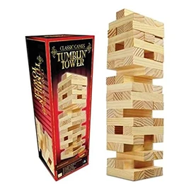 Classic Games Tumbling Tower Stacking Game by Ambassador Premium Quality