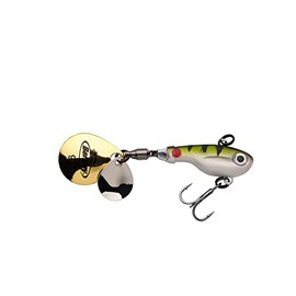 Berkley Pulse Spintail, Jig Lure with Spinner Blade & Berkley Fusion Treble Hook - Long Casting Hard Bait for Perch, Trout, Pike, Unisex,Perch, 5g | 50mm
