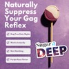 DEEP Gag Suppressing Sucker Purple Raspberry Flavored - No Gag