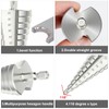 Flintronic HSS Step Drill, Hex Shank Step Drill Set, Taper