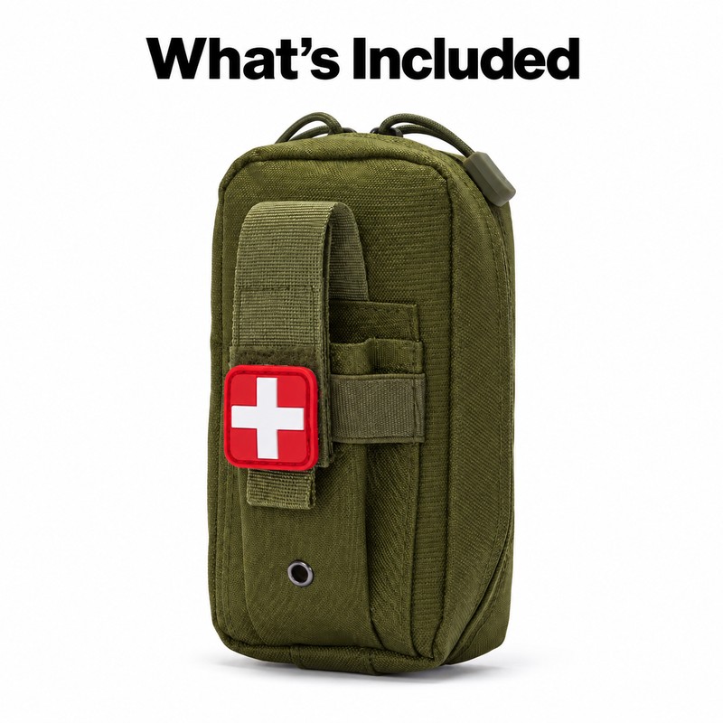 Tactical EMT First Aid Pouch Bag – Compact Emergency Medical