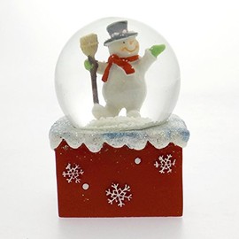 Leonardo Collection Snowman with Broom Snow Globe Waterball