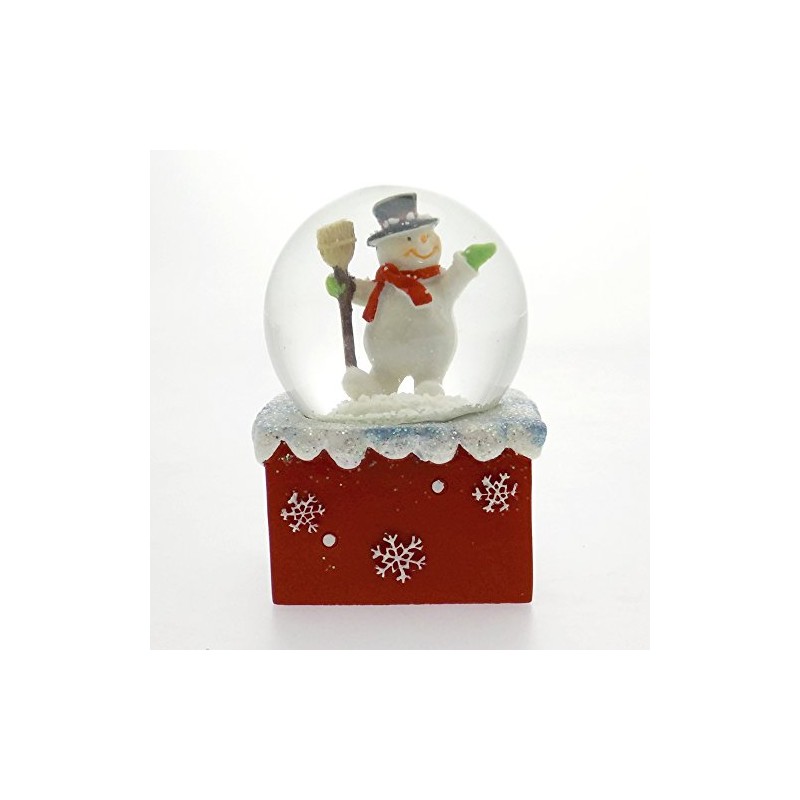 Leonardo Collection Snowman with Broom Snow Globe Waterball