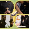 Kigeli 50 Pcs First Communion Religious Christian Cross Brooch Pin