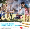 Snowtain Barbecue Fork, 2 Retractable Grill Sticks, 1 Red Oil