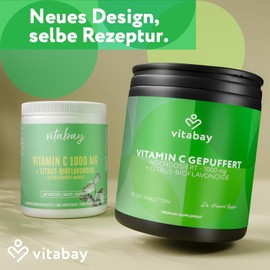 Vitamin C 1000 mg + Bioflavonoids - Time Released - Vegan Tablets