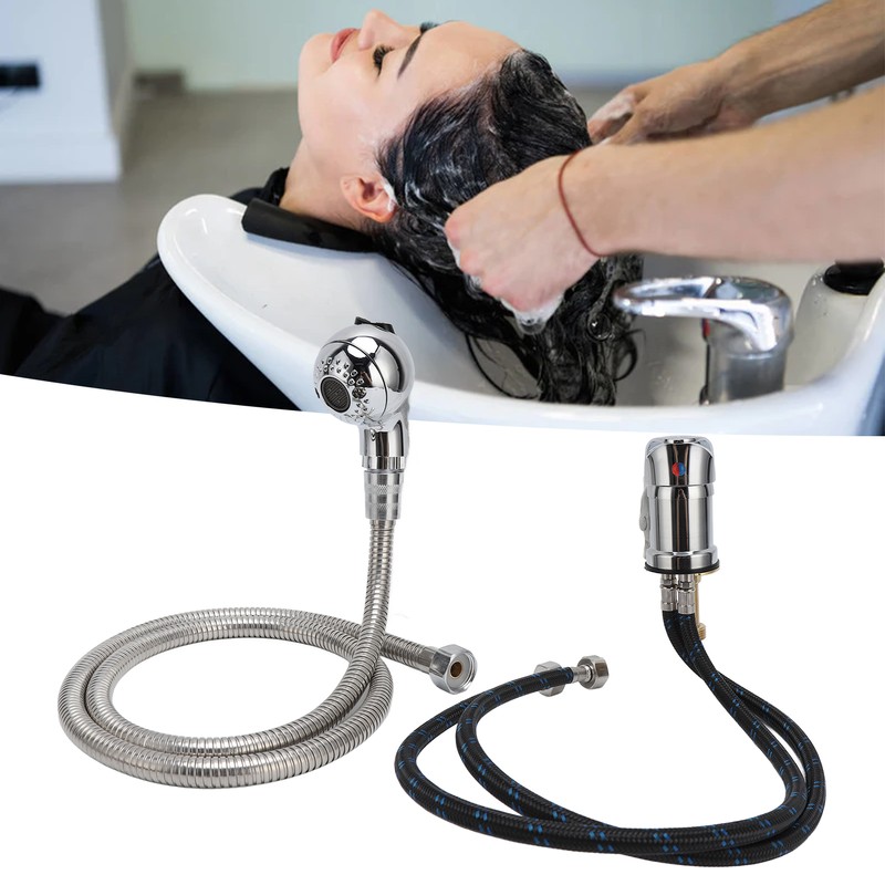 Shampoo Bed Chair Faucet 70cm Pipe Hot Cold Water 120cm