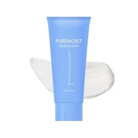 SONOKO Pure Moist Washing Foam, 3.2 oz (90 g), Renewal, Facial Cleansing Foam, Moisturizing Ingredients, Hyaluronic Acid, Ceramide, Highly Moisturizing, Pores, Blackhead, Dullness, Face Washing