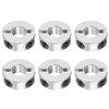 sourcing map 6 Pcs Double Split Shaft Collar, 12mm Bore