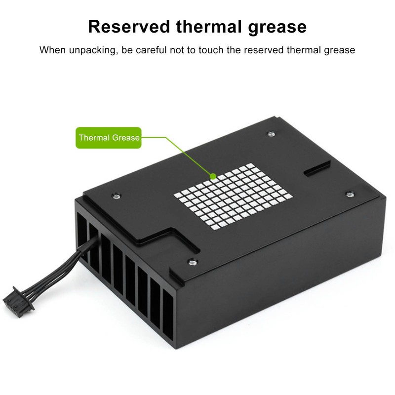 Aluminum Heatsink Built in Regulable Speed With Bracket Shrapnel Height