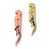 Gold & Copper Plated Corkscrew Double Hinge Waiters Wine Key/Bottle