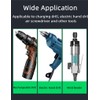 Grednfhat Right Angle Drill Attachment Set, Including Flexible Drill Bit