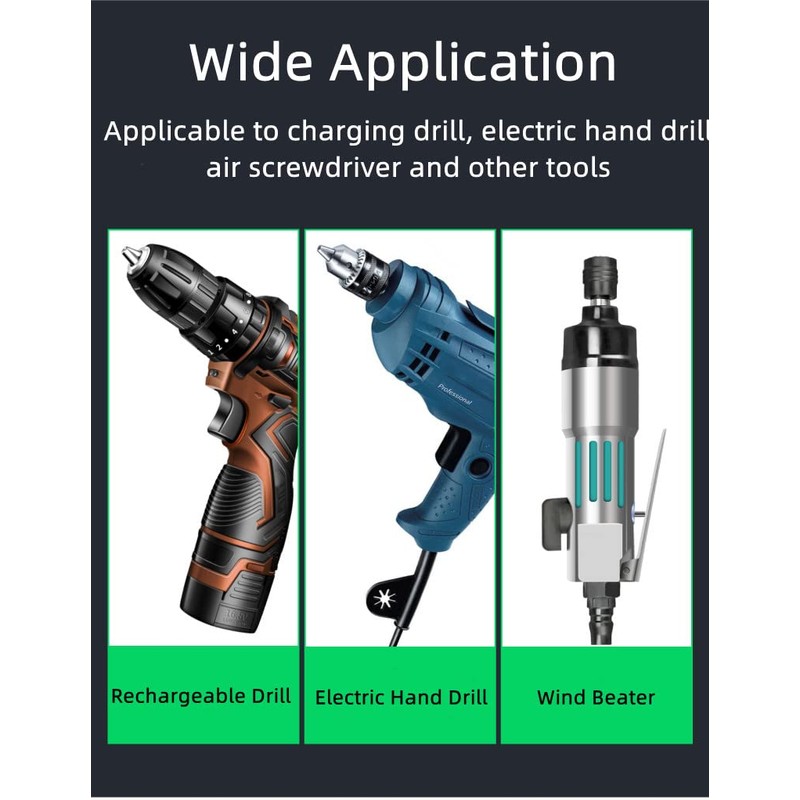 Grednfhat Right Angle Drill Attachment Set, Including Flexible Drill Bit