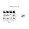 KADS Nail Stamp Nail Stamping Plate Natural Nail Stencil Nail