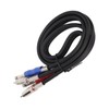 Dual 1/4 Inch TS to Dual RCA Stereo Sound Cable
