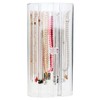 Acrylic Necklace Holder with 24 Hooks Clear Necklace Organizer Dustproof
