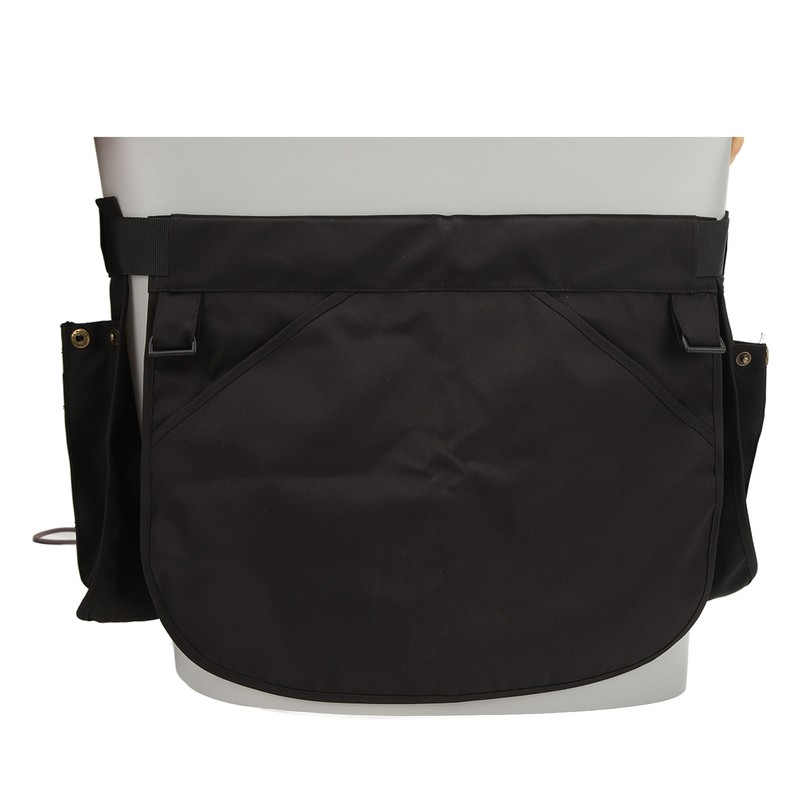 Apron Waist Cover with Plastic Buckle Multiple Pockets Server Aprons