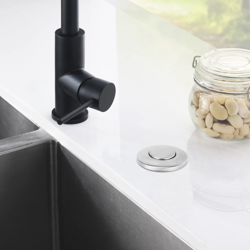 HK Garbage Disposal Air Switch Kit with Power Cord Kit,