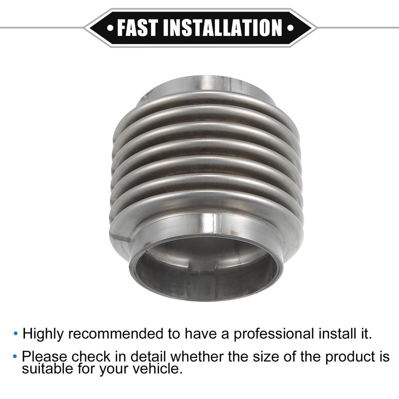 X AUTOHAUX Car Exhaust Flexible Pipe, 57x76mm 2.24"x2.99" Exhaust Flex
