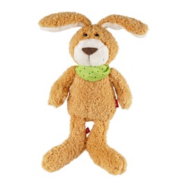 SIGIKID 43252 Huberto Hummeltal M Rabbit Cuddly Toy, Soft Toy, Podcast Hero, from 3 Months
