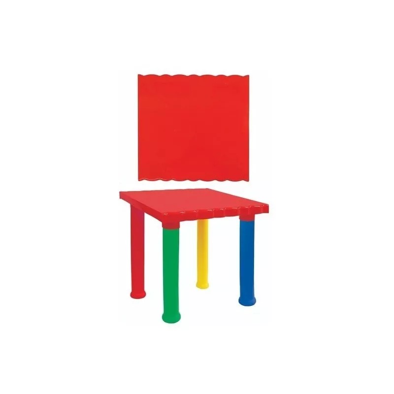 Hacer y Aprender 2 Mesitas Armables Infantil De Plástico, 5