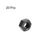 sourcing map Hexagon Nuts M8 x 1.25 mm with Metric