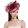 Markest Fascinators for Women Tea Party Hats Flower Feather Headpiece