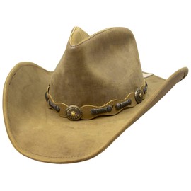 Stetson Men's Cowboy, Rust-Distressed Leather, X-Large
