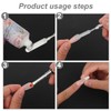 YHIJSR 2-in-1 Nail Brush for Acrylic Nail Extension, 2 Pieces,