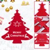 Meetory Cutlery Holder Christmas Felt, Pack of 12 Table Decoration