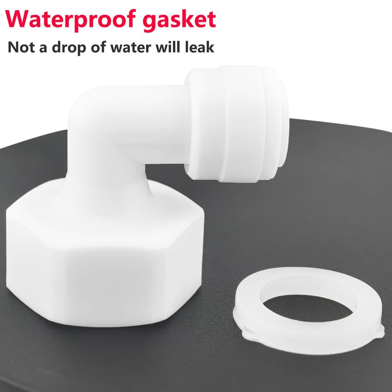 Qrity 1 PCS Water Purifier Elbow Connector, 3/4" BSP Female