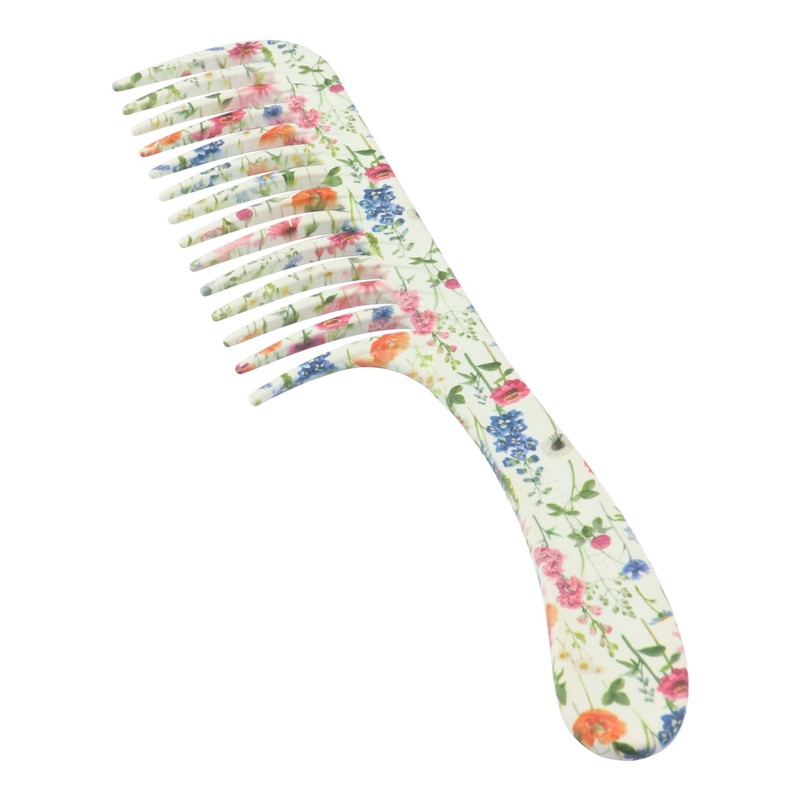 Denman D28 Deluxe Floral Fantasies Wide Tooth Detangle Comb
