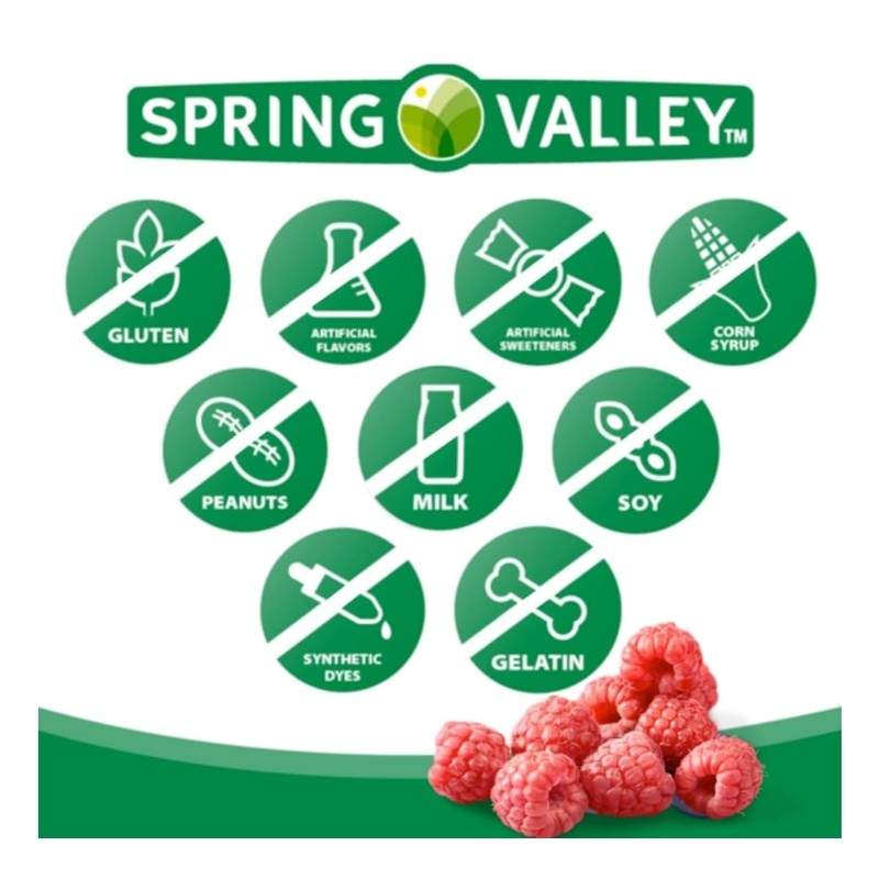 Spring Valley Liquid Vitamin B12, 5000mcg, Metabolism Supplement, Berry, 2
