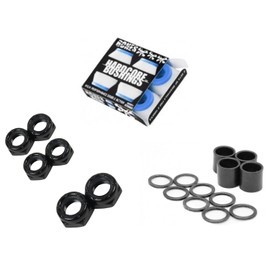 Bones Skateboard Hardcore Soft Bushings with Axle, Kingpin Nuts and Speed Kit