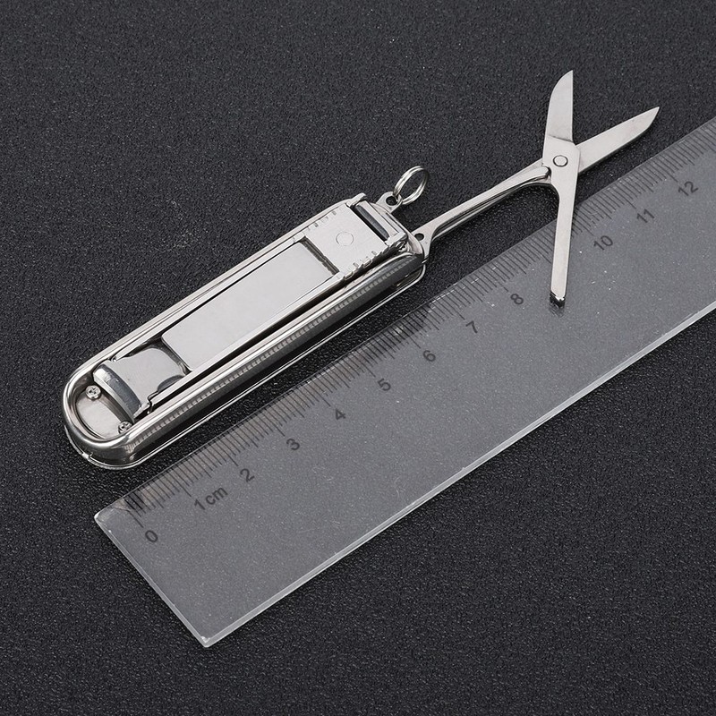 Outdoor Multi Functional Portable Nail Scissors Folding Stainless Steel Nail
