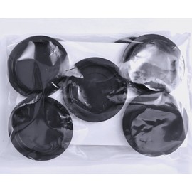 1 3/4" 1.75 inch Flush Mount Black Plastic Body and Sheet Metal Hole Plug Qty 10