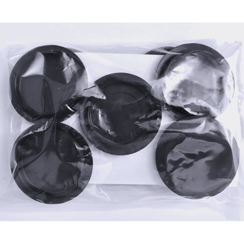 1 3/4" 1.75 inch Flush Mount Black Plastic Body and