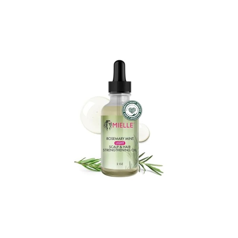 Mielle Aceite Fortalecedor Suave para Cuero Cabelludo y Cabello, Romero