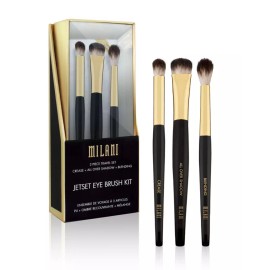 Milani Jetset Eye Brush Kit ~ New In Sealed Box