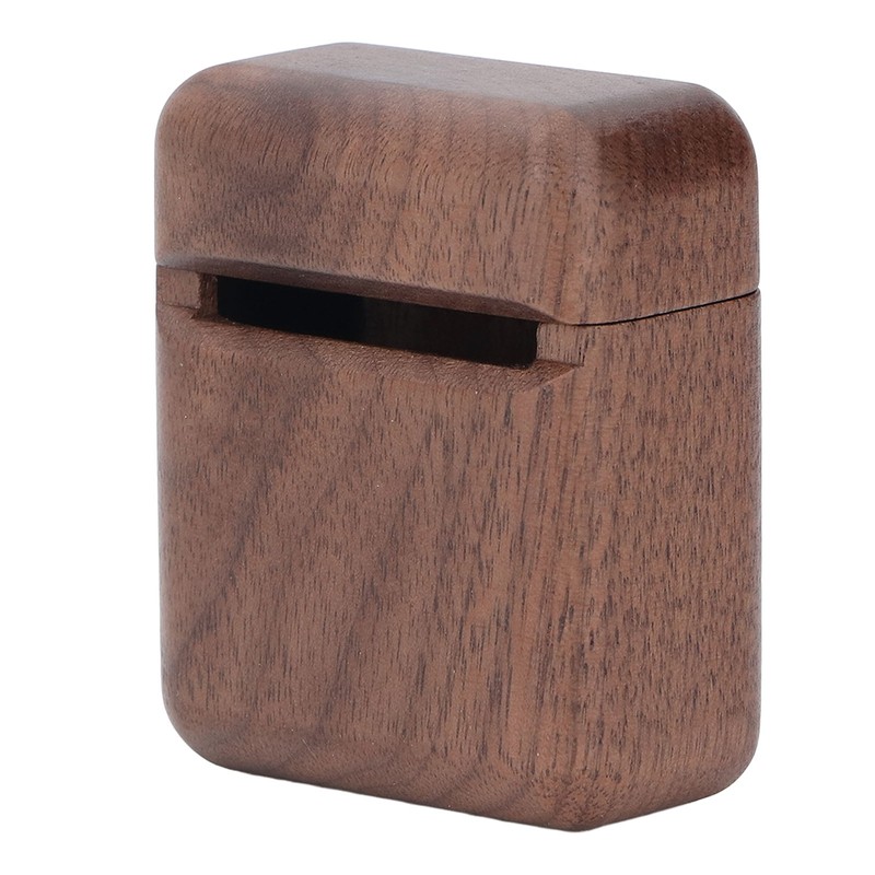 Wooden Earbuds Case Cover for IOS 2nd 1st Generation Charging