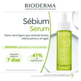 🌿✨ Bioderma Sébium Sérum Ultra Ligero | 30 ml – Renovación, Hidratación y Control del Brillo 🌟💧