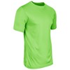 Champro Boys' Vision Youth Lightweight Polyester T-Shirt Jersey, Neon Green,
